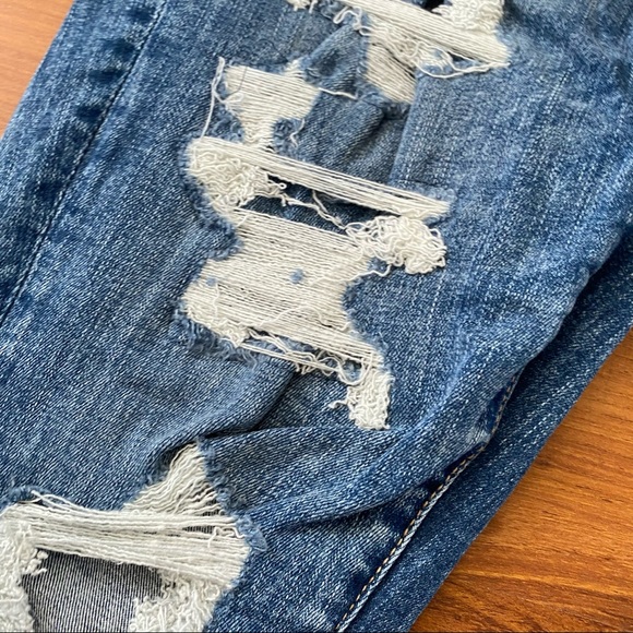 American Eagle Super Hi Rise Jeans size 14 / 32 W - Picture 6 of 11